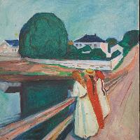 Edvard Munch The Girls on the Bridge 1927