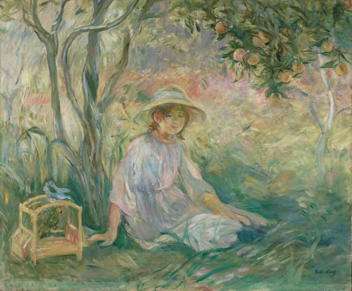 Berthe Morisot (1841-1895) Sotto l’arancio, 1889 Olio su tela, 54,6 × 65,7 cm Kansas City, The Nelson-Atkins Museum of Art, CMR 241© Image courtesy Nelson-Atkins Media Services