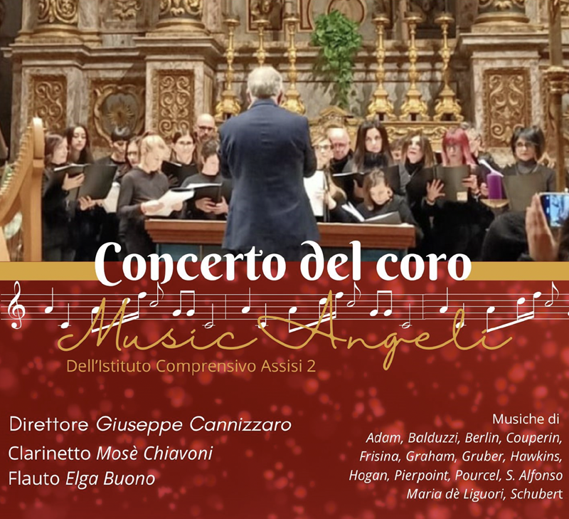 concerto Coro Assisi 18 dicembre 2024