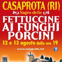 Sagra delle Fettuccine ai Funghi Porcini - 12 e 13 Agosto 2024