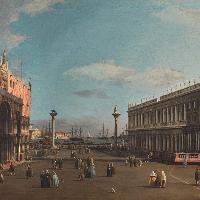 Giovanni Antonio Canal, detto Canaletto Piazza San Marco e Piazzetta, verso sud, circa 1740 olio su tela, 69 x 92 cm Gallerie Nazionali di Arte Antica, Palazzo Barberini, Roma